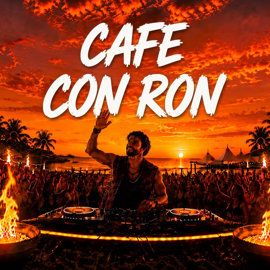 Cover art for Bad Bunny - CAFé CON RON (ENNEM Afro House Remix)