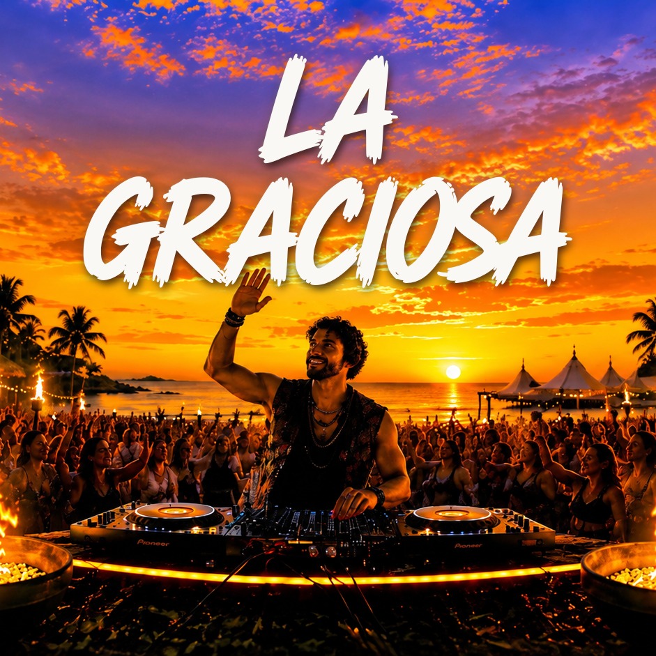 Cover art for Quevedo, Elvis Crespo - LA GRACIOSA (ENNEM Afro House Remix)