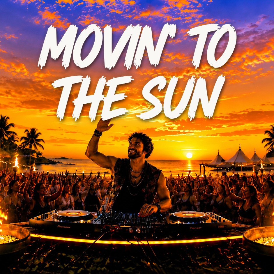 Cover art for HUGEL - Movin To The Sun (ENNEM Afro House Remix)