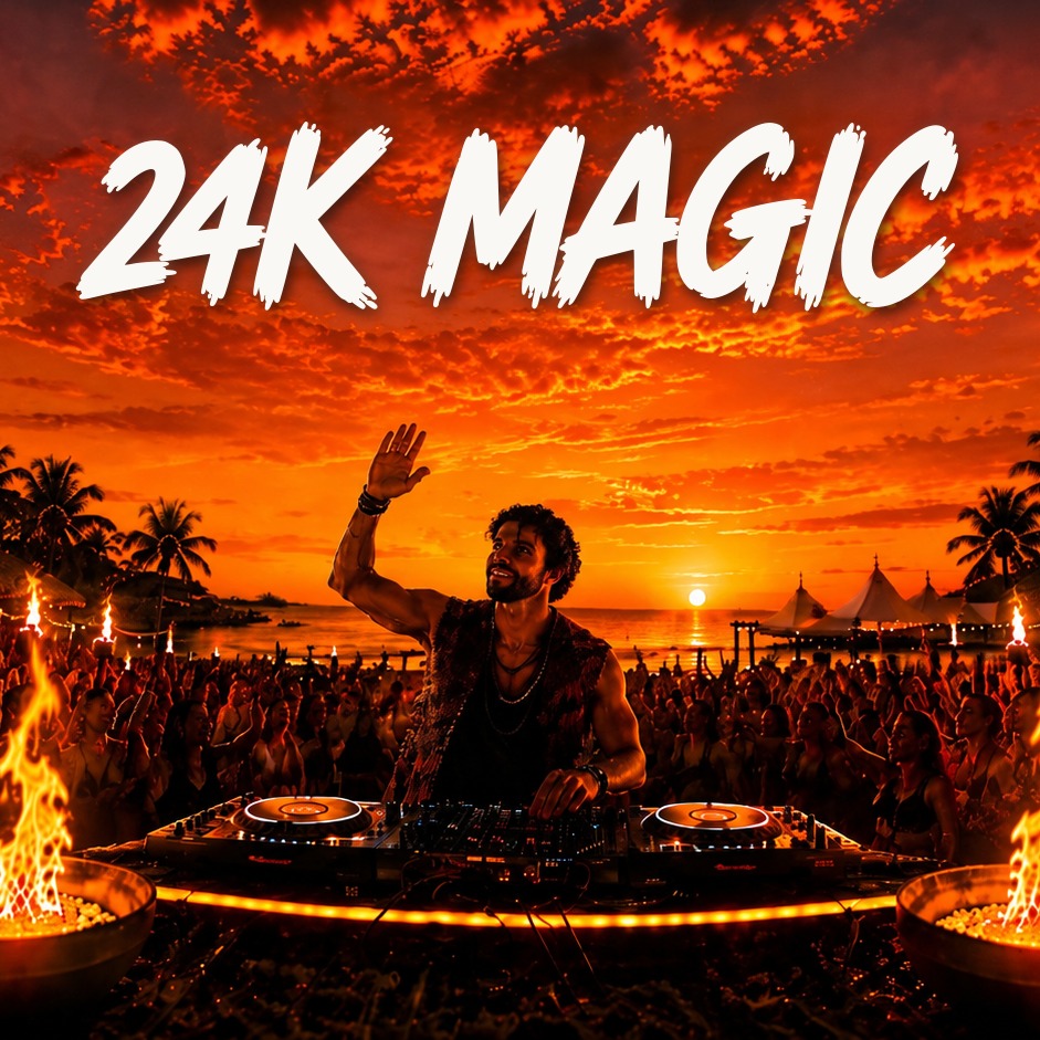 Cover art for Bruno Mars - 24K Magic (ENNEM Afro House Remix)